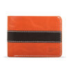 Oil Pull Up Leather Striped Wallet SB-W150 | Premium