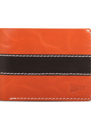 Oil Pull Up Leather Striped Wallet SB-W150 | Premium