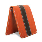 Oil Pull Up Leather Striped Wallet SB-W150 | Premium