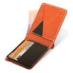Oil Pull Up Leather Striped Wallet SB-W150 | Premium