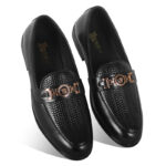 Woven Pattern Leather Tassel Shoes SB-S361| Premium