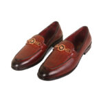 Woven Pattern Leather Tassel Shoes SB-S362