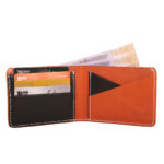 Oil Pull Up Leather Striped Wallet SB-W150 | Premium