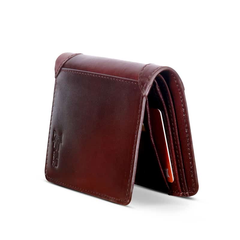 Antique Brown Short Leather Wallet Price in BD | SSB Leather