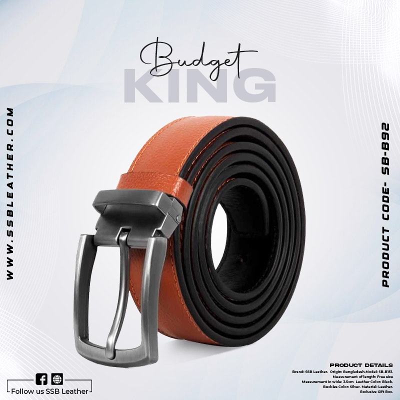 Classic Genuine Leather Belt SB-B92 | Budget King