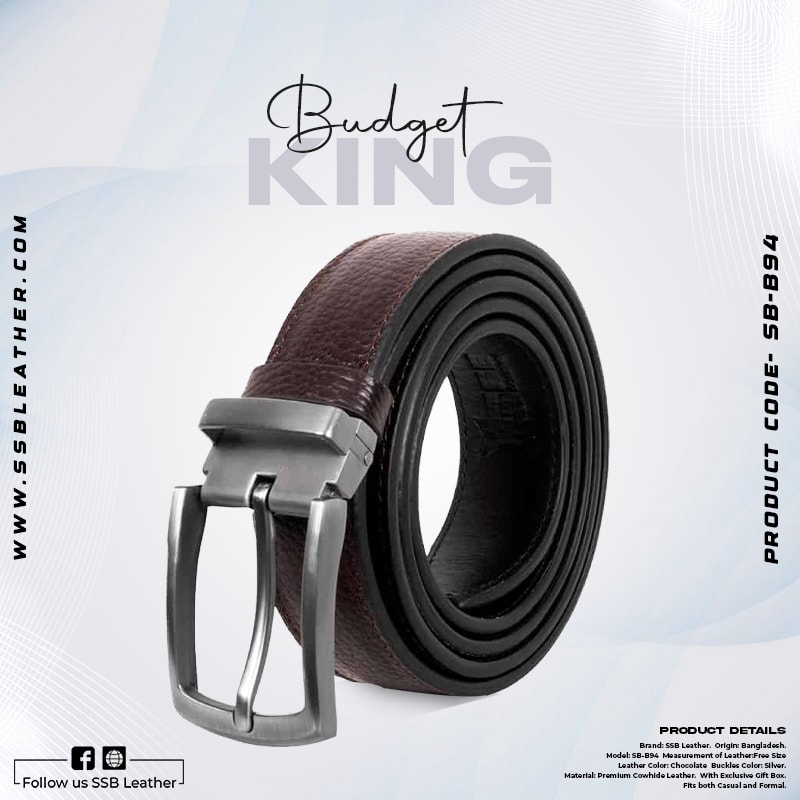 Classic Genuine Leather Belt SB-B94 | Budget King