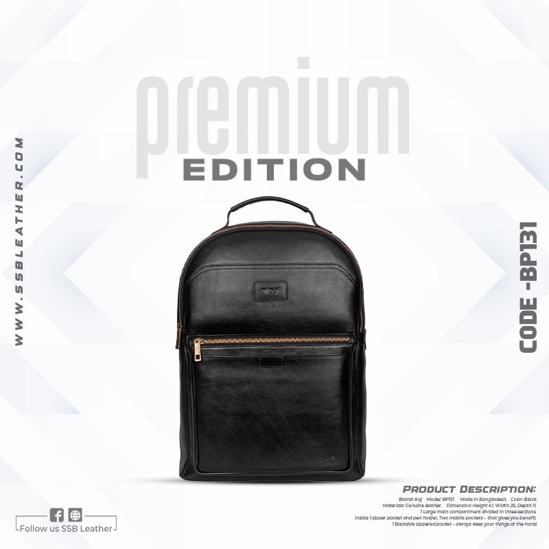 Leather Backpack BP131| Premium