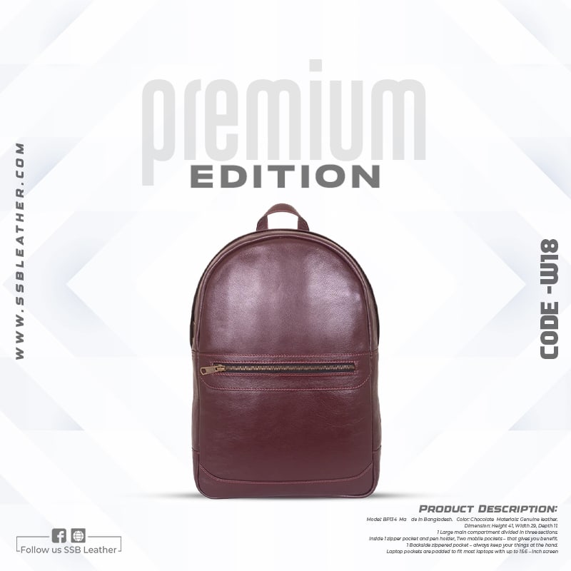 Leather Backpack SB-BP134 | Premium