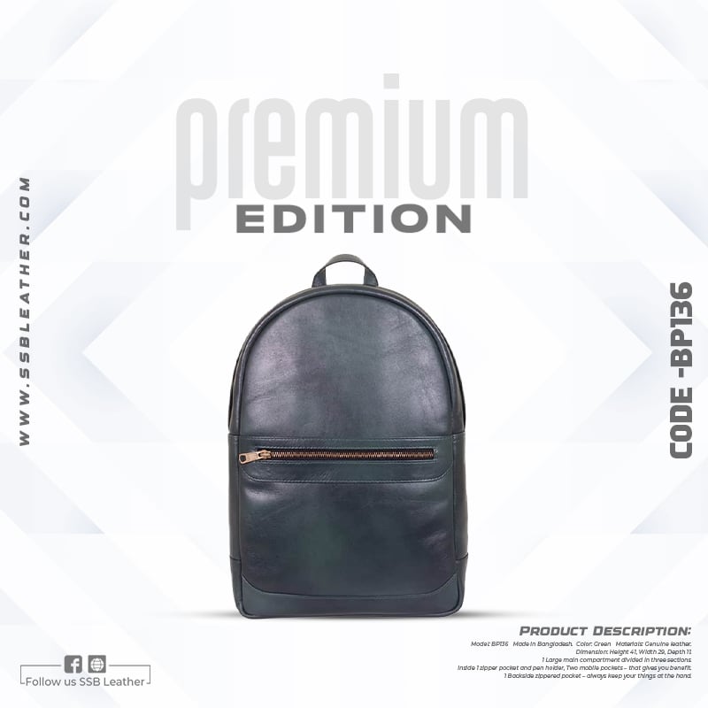 Leather Backpack SB-BP136 | Premium