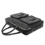 Black Color Milling Leather Executive Bag SB-LB449