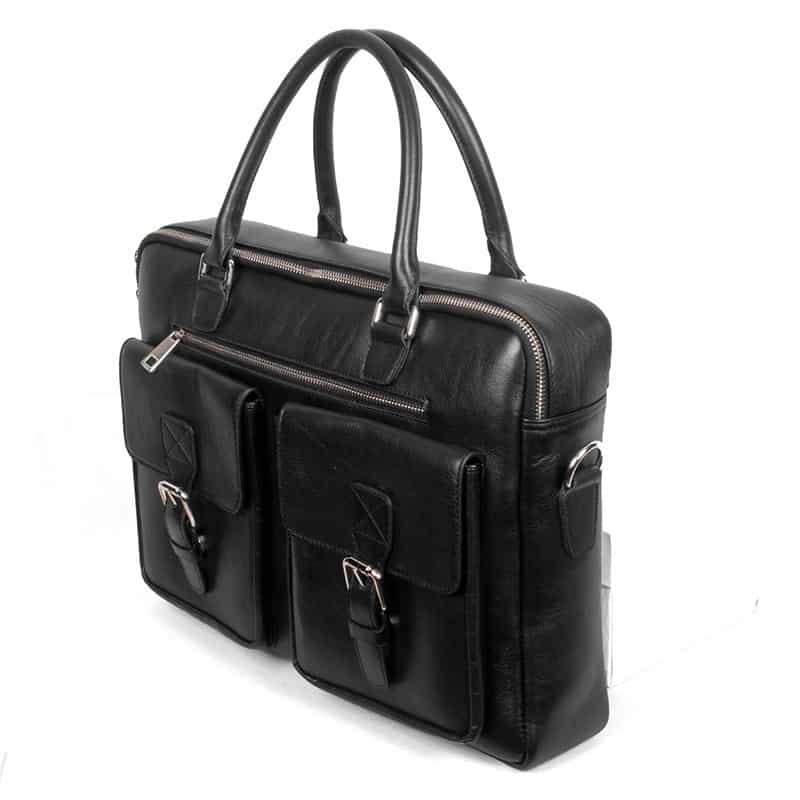 Black Color Milling Leather Executive Bag SB-LB449