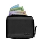 Black Zippered Bi-Fold Wallet at Best Price in BD | SSB Leather