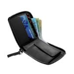 Black Zippered Bi-Fold Wallet at Best Price in BD | SSB Leather