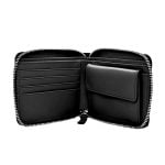 Black Zippered Bi-Fold Wallet at Best Price in BD | SSB Leather