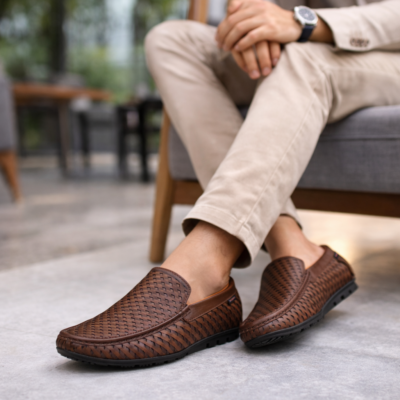 Elegance Medicated Loafer Shoes For Men SB-S438