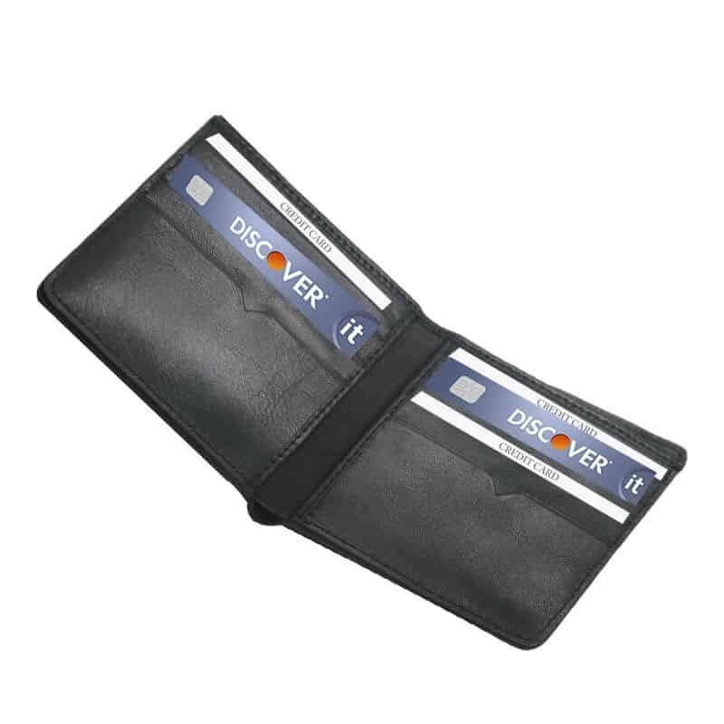 Deep Grey Leather Wallet SB-W59
