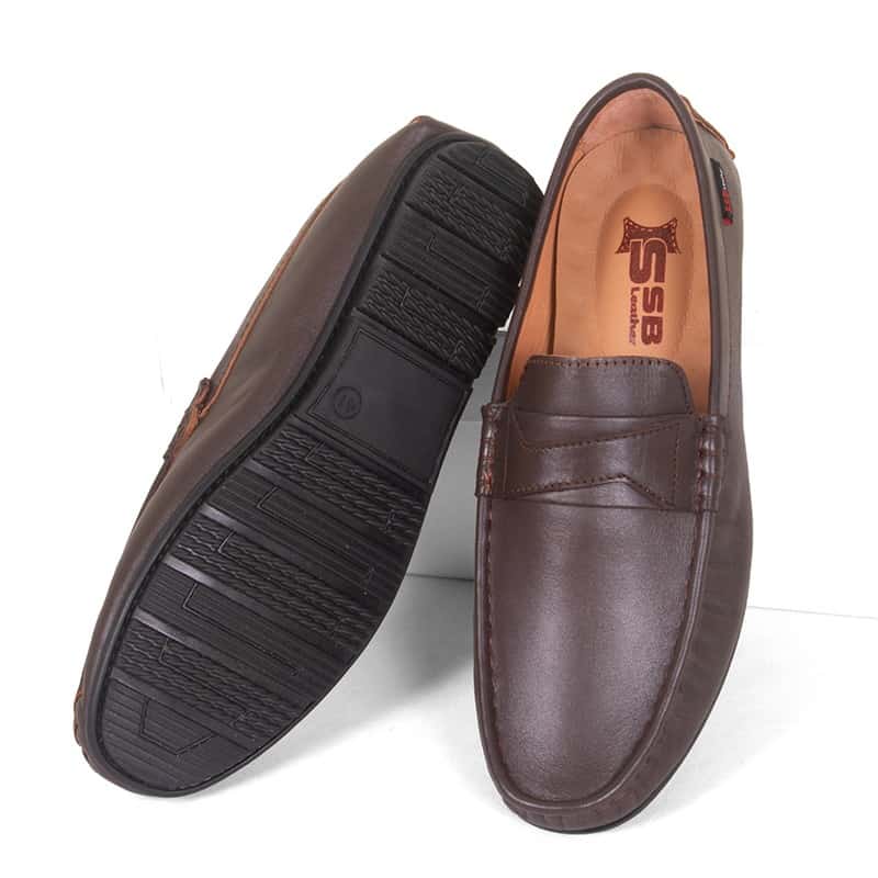 Elegance Medicated Leather Loafers SB-S496
