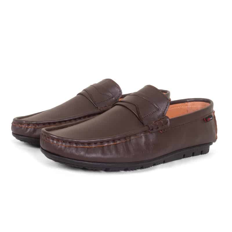 Elegance Medicated Leather Loafers SB-S496