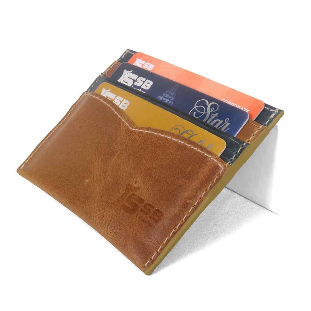 " Leather Credit Card Holder Wallet Price in BD | SSB Leather "
