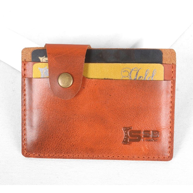 Genuine Leather Slim Pocket Credit Card Holder Wallet in BD | SSB Leather
