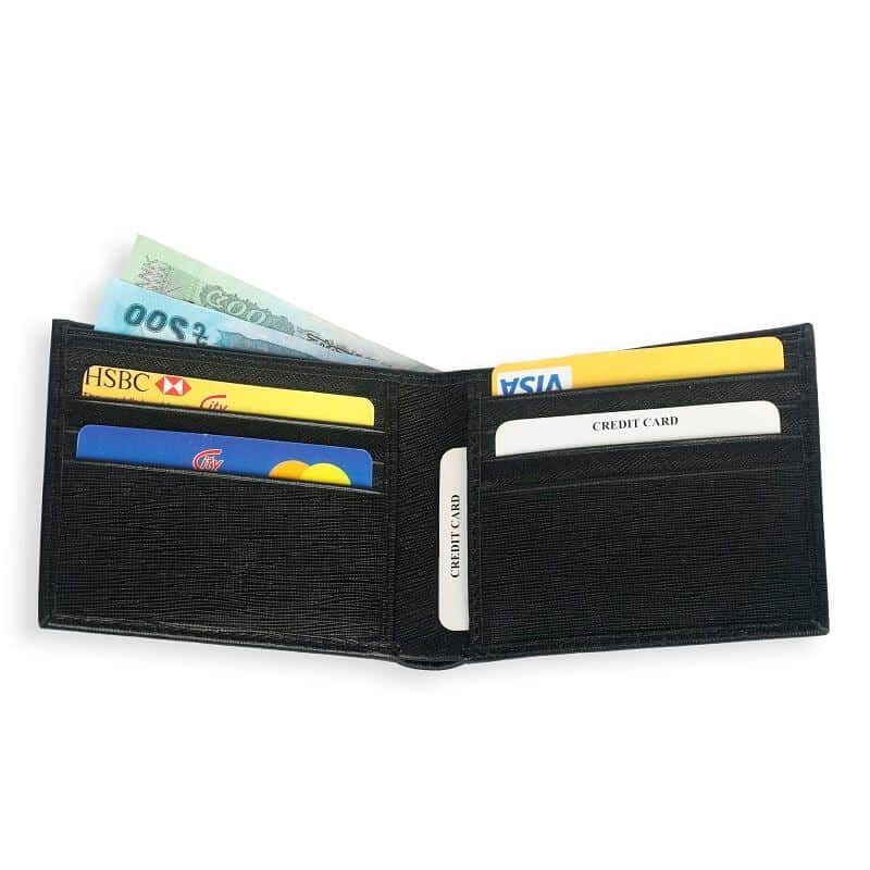 Genuine Saffiano Leather Slim Wallet SB-W36