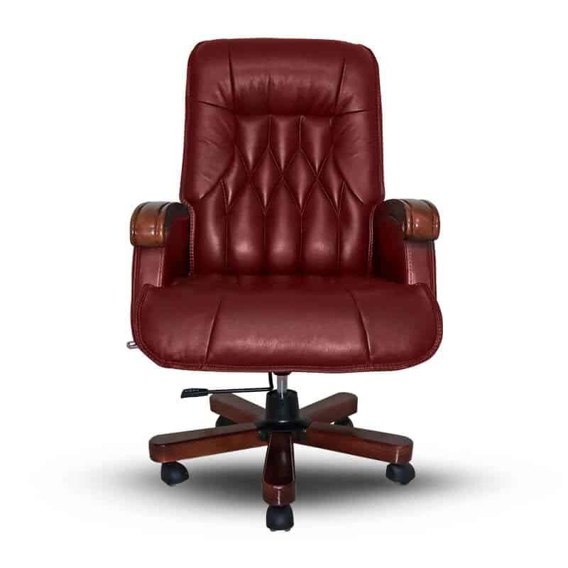 Leather Executive Chair Maroon Price in BD | SSB Leather