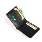 Light Brown Leather Slim Wallet SB-W64