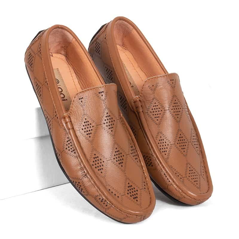 Find Rubber Sole Laser Cut Leather Loafers in BD | SSB Leather