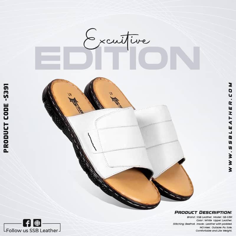 Dhakaiya Bapjan Soft Premium Leather Sandal SB-S391| Executive