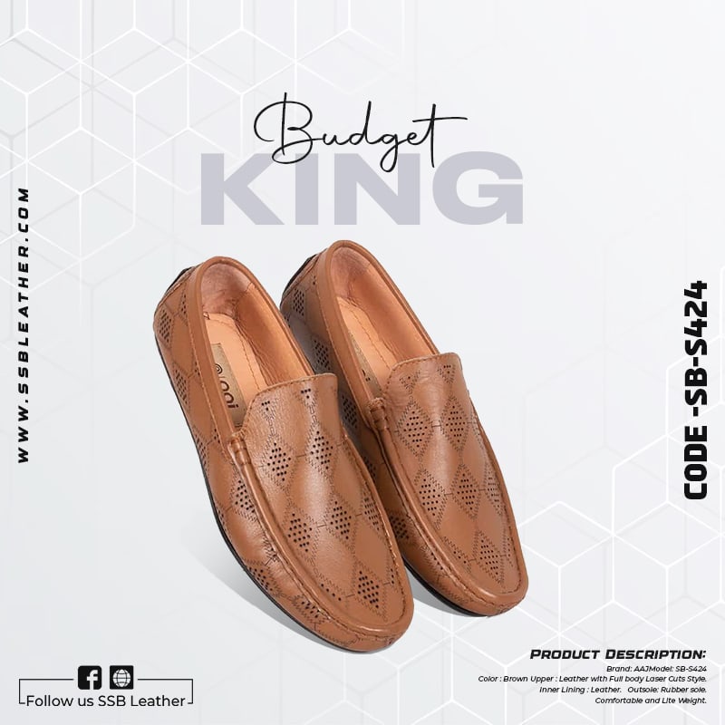 SSB Leather Loafer For Men SB-S424 | Budget King