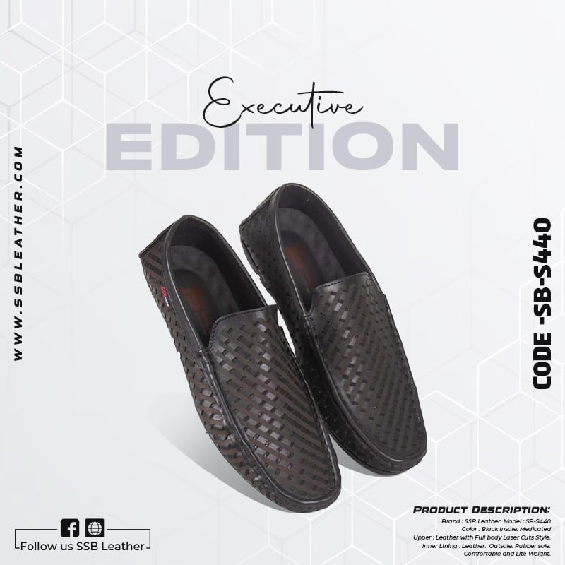Elegance Medicated Loafer Shoes For Men SB-S440 | Executive