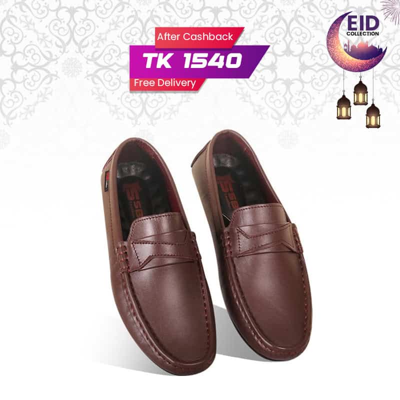 Elegance Medicated Leather Loafers SB-S496