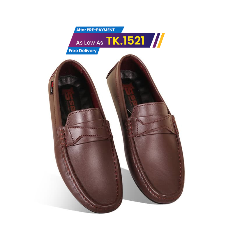Elegance Medicated Leather Loafers SB-S496