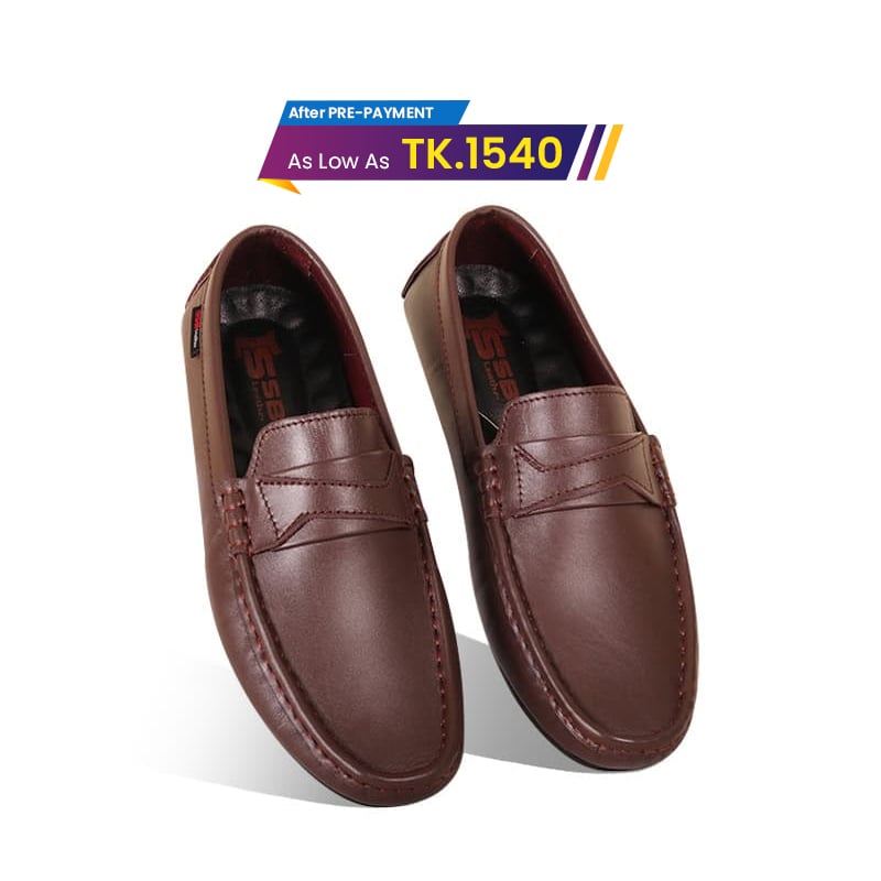 Elegance Medicated Leather Loafers SB-S496