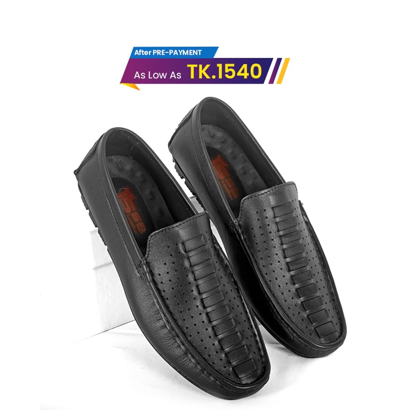Elegance Medicated Leather Loafers SB-S540