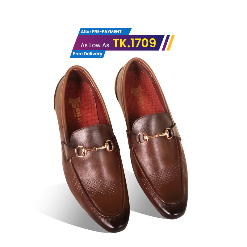 Leather Penny Formal Shoes For Men SB-S718