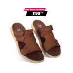 Nubuck Leather Adjustable Strap Casual Sandal For Men SB-S867