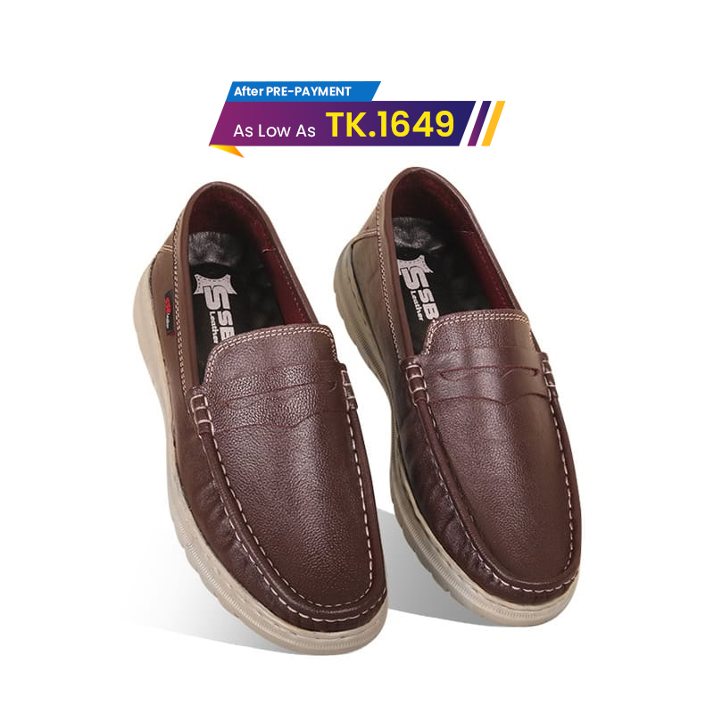Casual Comfort Leather Loafer Shoes For Men SB-S946