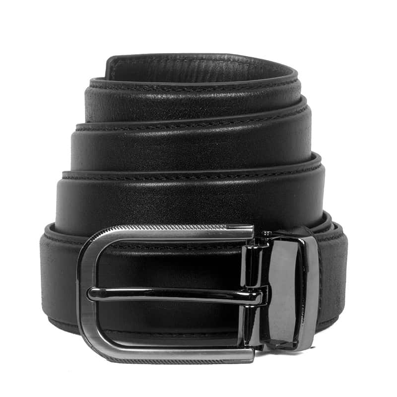 Get Black Classic Genuine Leather Belt online in BD | SSB Leather