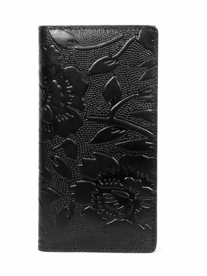 SSB Floral Pattern Long Leather Wallet Price in BD | SSB Leather