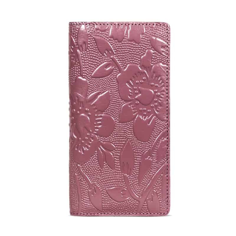SSB Floral Pattern Long Leather Wallet Price in BD | SSB Leather