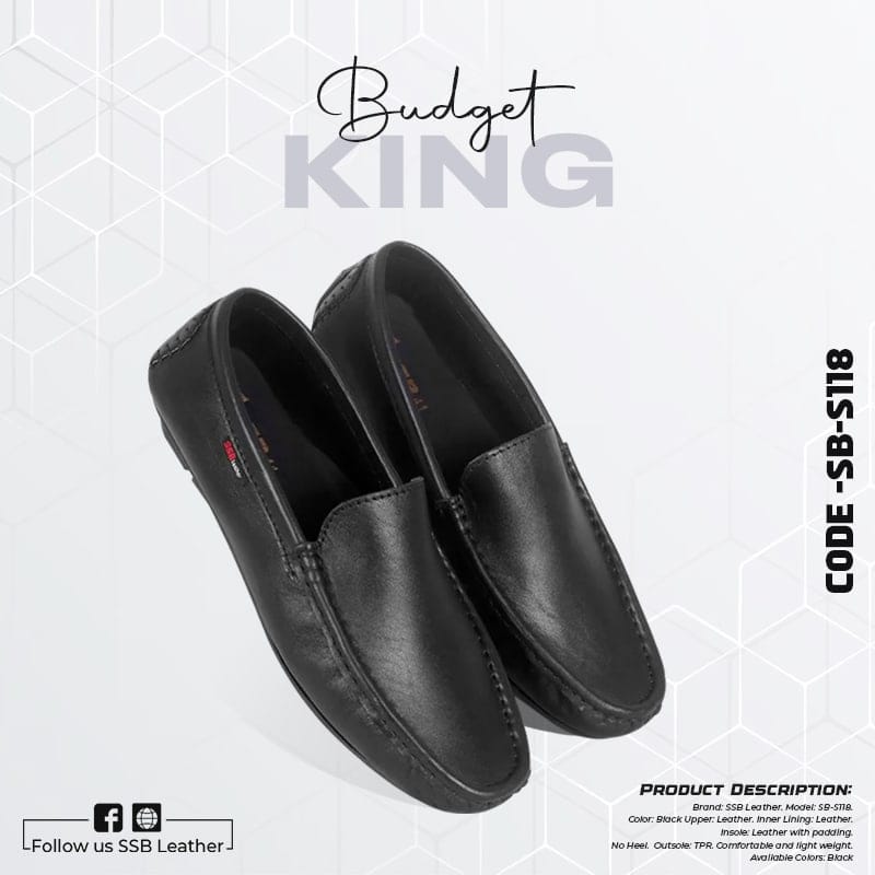 SSB Leather Loafer for Men SB-S118 | Budget King
