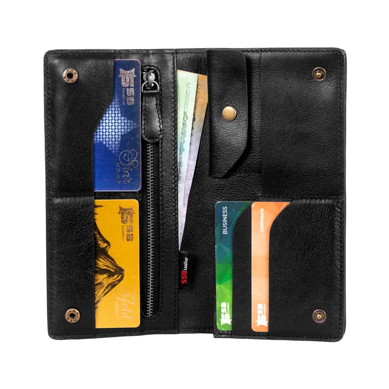 SSB Premium Leather Long Wallet Price in BD | SSB Leather