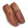 Tan Color Leather Loafers for Men SB-S127