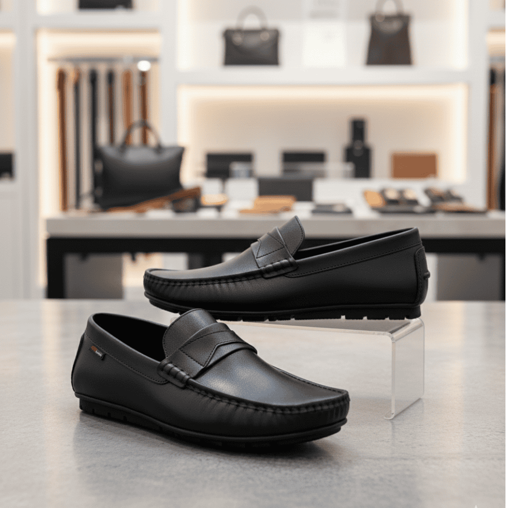 Elegance Medicated Leather Loafers SB-S475 | Executive