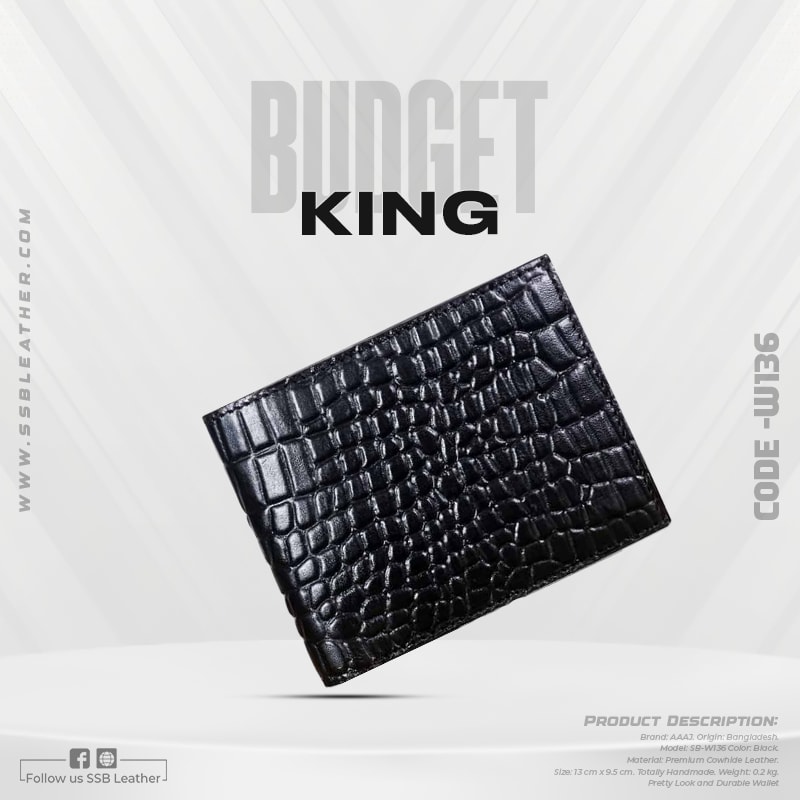 Crocodile Pattern Leather Wallet SB-W136 | Budget King