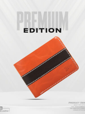 Oil Pull Up Leather Striped Wallet SB-W150 | Premium