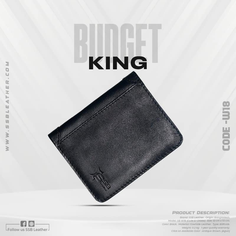 Cute Er Dibba Leather Short Wallet SB-W18 | Budget King