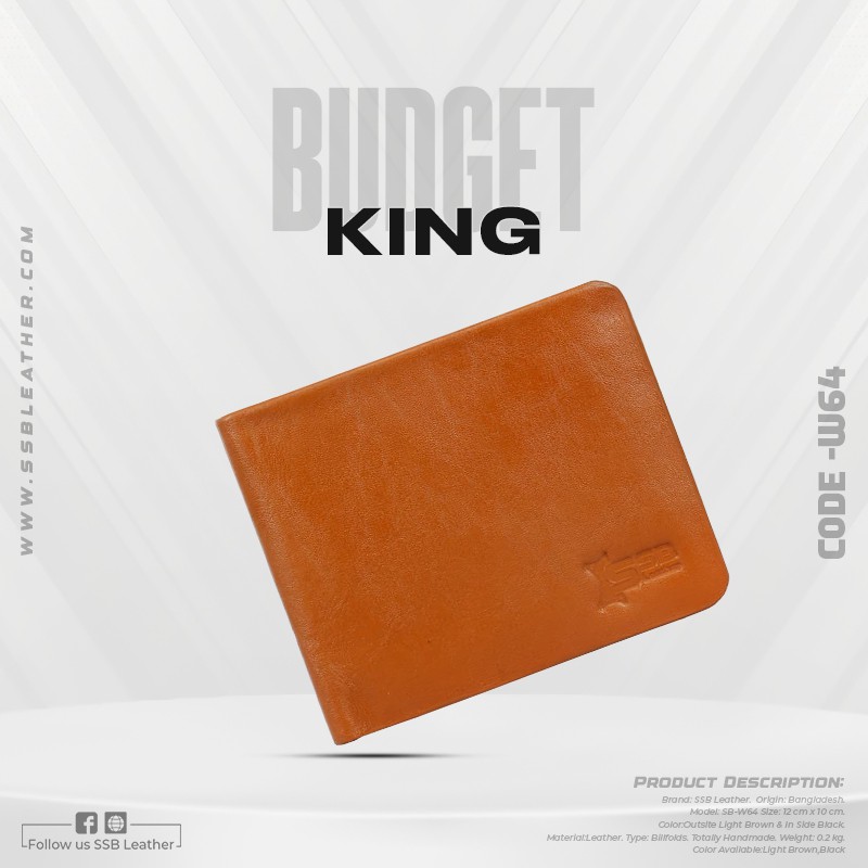 Leather Slim Wallet SB-W64 | Budget King