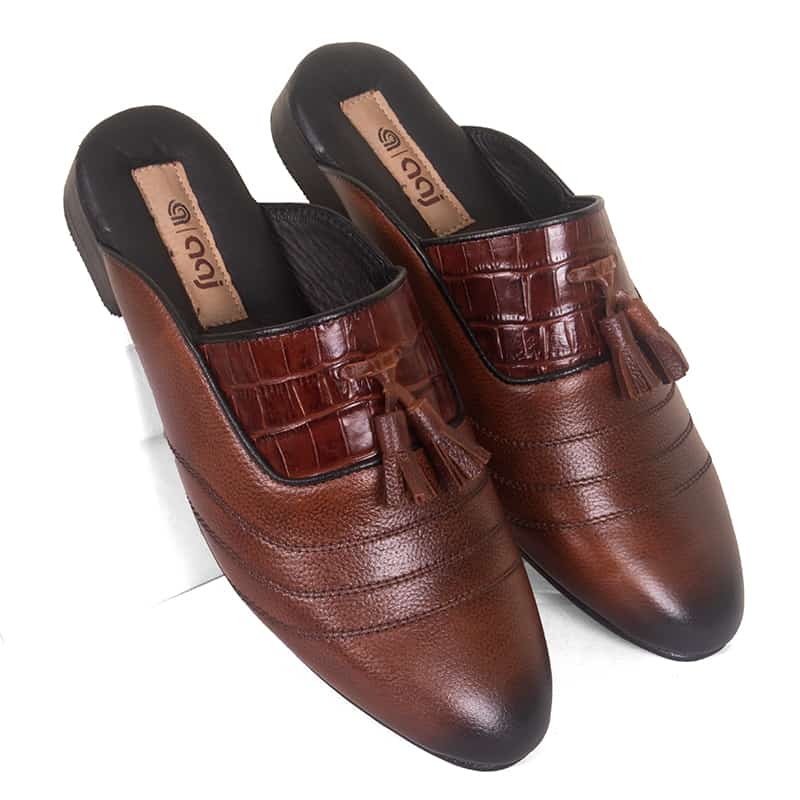 AAJ Premium Leather Half Shoes SB-S504
